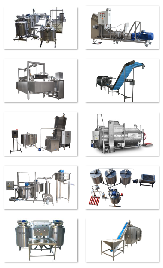 Food processing lines list 1